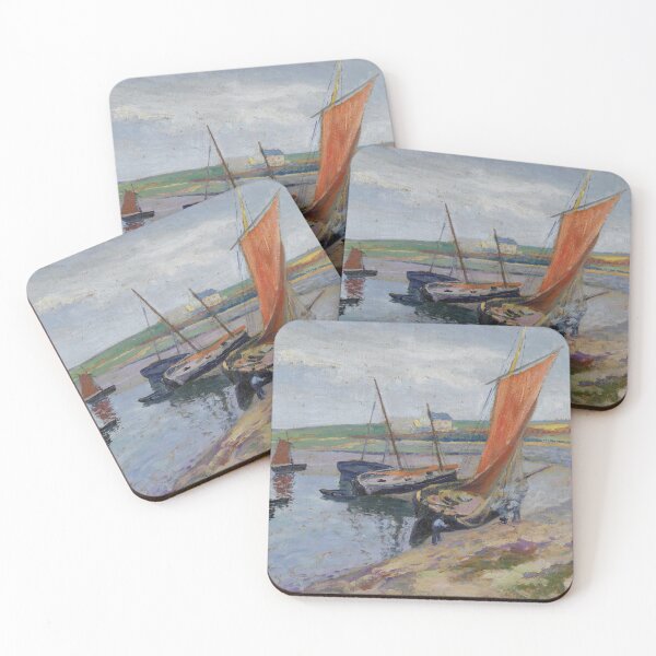 Item preview, Paul Madeline - Bateaux Au Bord De La Mer-Boats By The Sea designed and sold by TeeARTHY.
