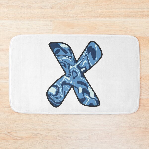 Item preview, X - Blue Marble Alphabet Letter designed and sold by Emmyteddy.