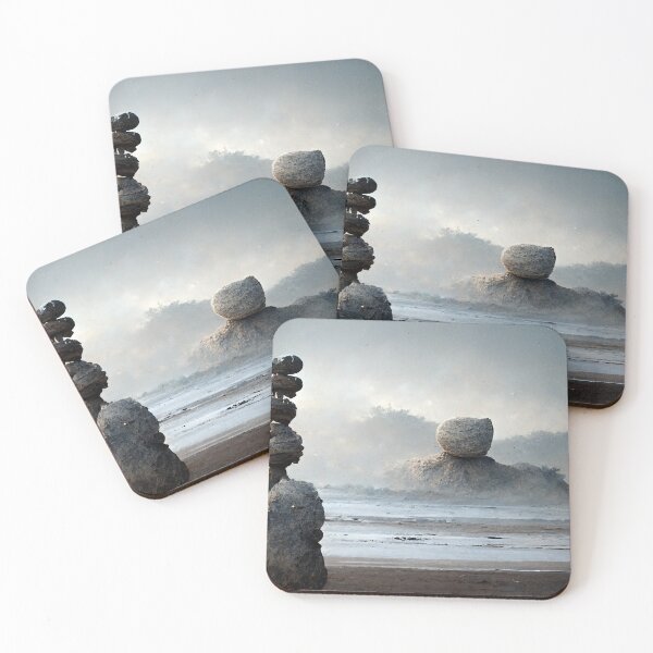 Item preview, Relex with zen stones on the beach - Structure 1 designed and sold by Left-Hand-Tree.
