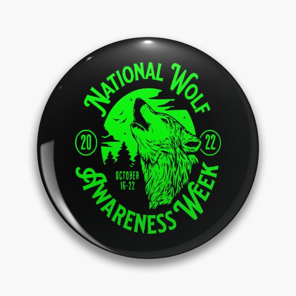 Item preview, National Wolf Awareness Week October 16-22, 2022 designed and sold by printhappy4you.