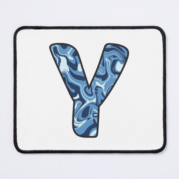 Item preview, Y - Blue Marble Alphabet Letter designed and sold by Emmyteddy.