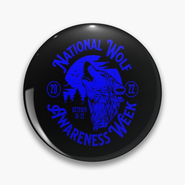 Item preview, National Wolf Awareness Week October 16-22, 2022 designed and sold by printhappy4you.