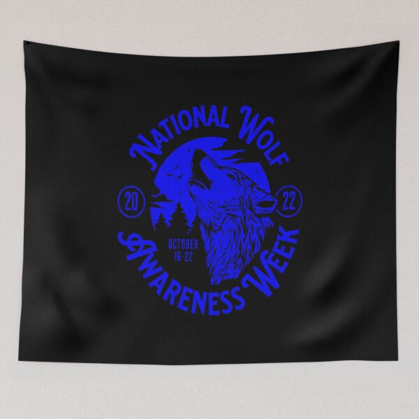 Item preview, National Wolf Awareness Week October 16-22, 2022 designed and sold by printhappy4you.