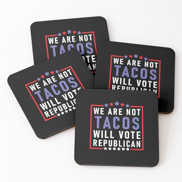 Item preview, We Are Not Tacos Will Vote Republican Biden Breakfast Tacos designed and sold by happy gift art.
