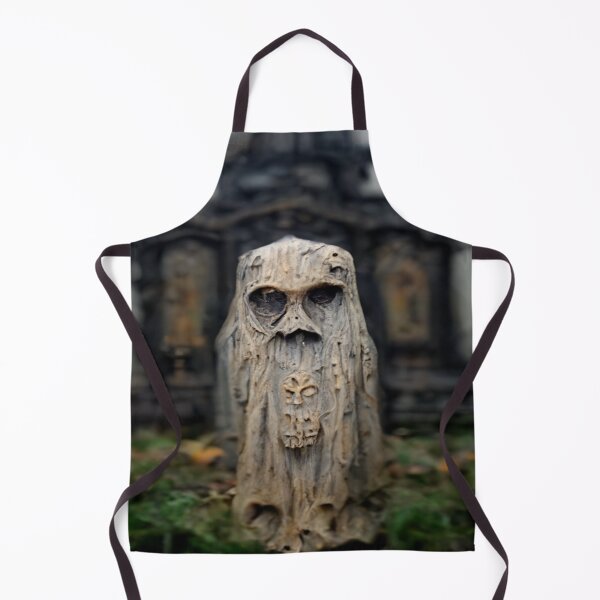 Item preview, Wood Carved Ghost in Cemetery designed and sold by Ktpier.