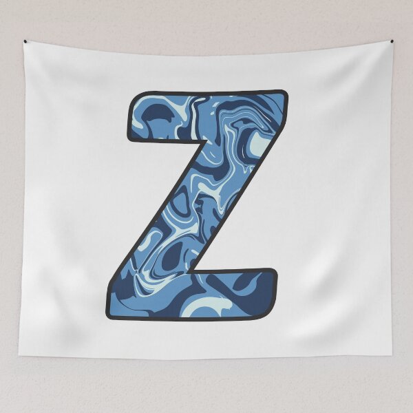 Item preview, Z - Blue Marble Alphabet Letter designed and sold by Emmyteddy.