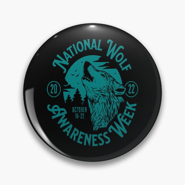 Item preview, National Wolf Awareness Week October 16-22, 2022 designed and sold by printhappy4you.