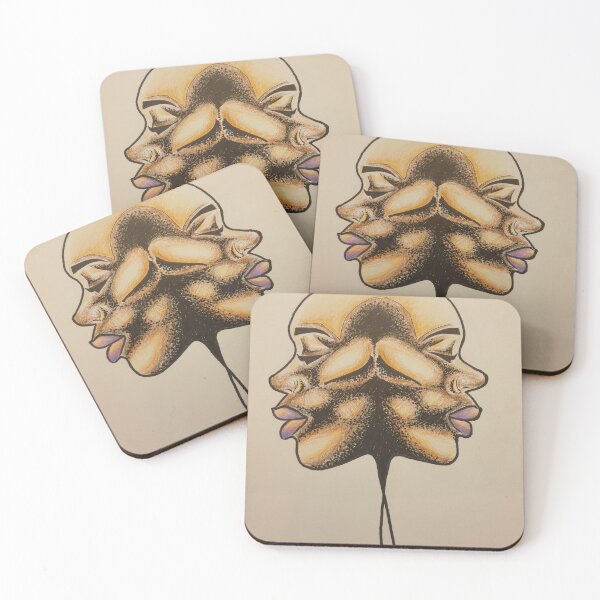 Item preview, Faces merged outward looking designed and sold by EjsArtArt.