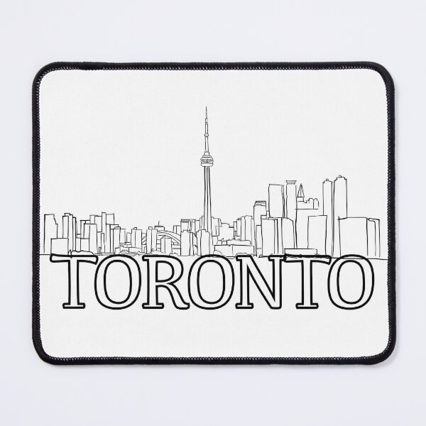 Item preview, Line outline of the Toronto Skyline - WelshDesigns designed and sold by welshdesigns.