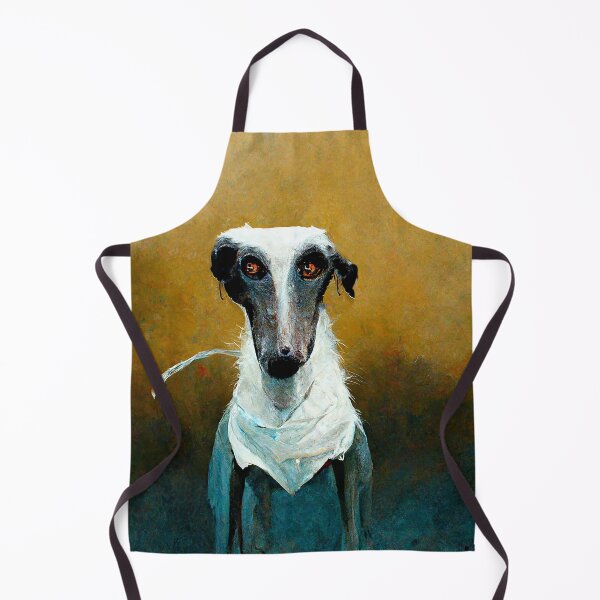 Artikelvorschau, Galgo Espanol Hundeportrait entworfen und verkauft von SalogwynLifeArt.