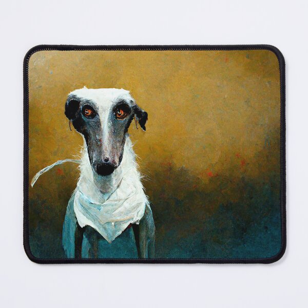 Artikelvorschau, Galgo Espanol Hundeportrait entworfen und verkauft von SalogwynLifeArt.