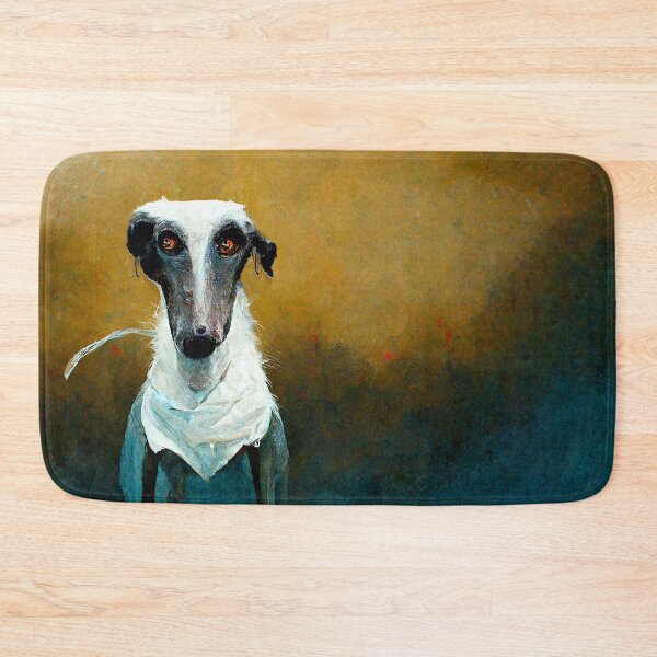 Artikelvorschau, Galgo Espanol Hundeportrait entworfen und verkauft von SalogwynLifeArt.