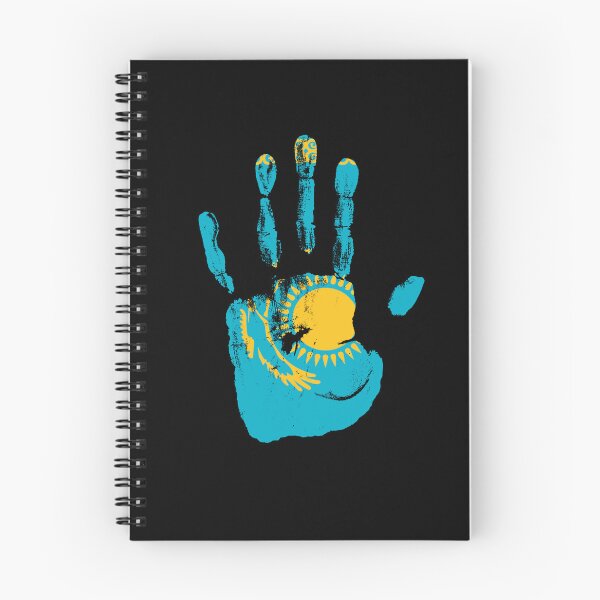 Item preview, Hand Kazakhstan Flag Palm designed and sold by rafaeltto.