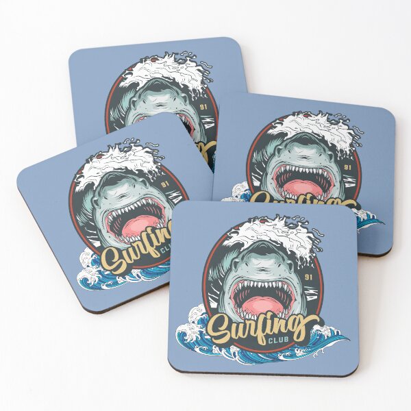Item preview, Surfing Shark Club  designed and sold by ArtOfStars.