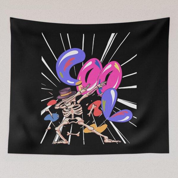 Item preview, Crazy-Cool Rocking Skeleton designed and sold by Swagmode.