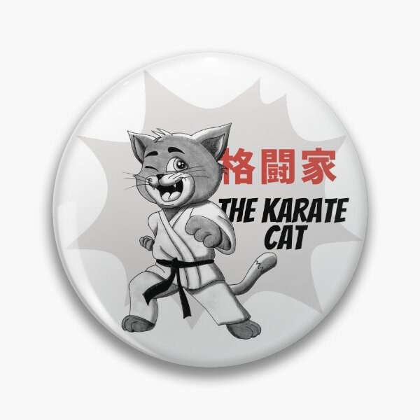Item preview, The Karate cat, cute design ideal for people who love karate and cats designed and sold by STDesign⭐⭐⭐⭐⭐.