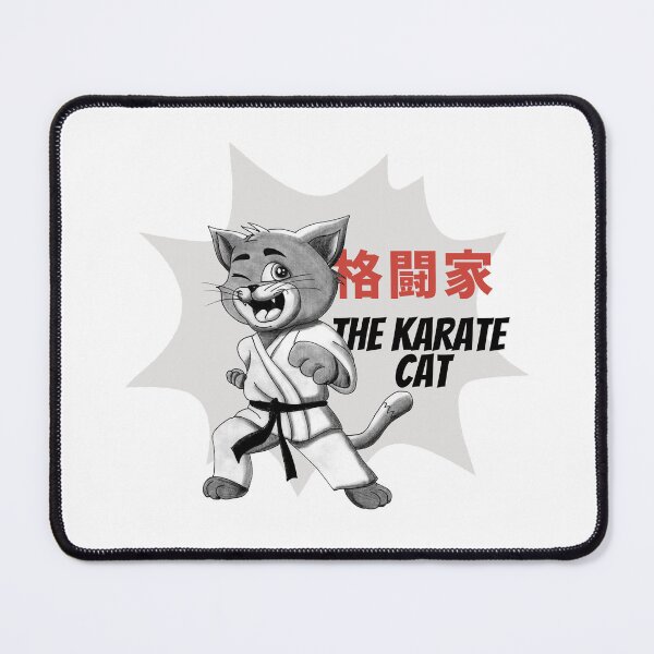 Item preview, The Karate cat, cute design ideal for people who love karate and cats designed and sold by STDesign⭐⭐⭐⭐⭐.