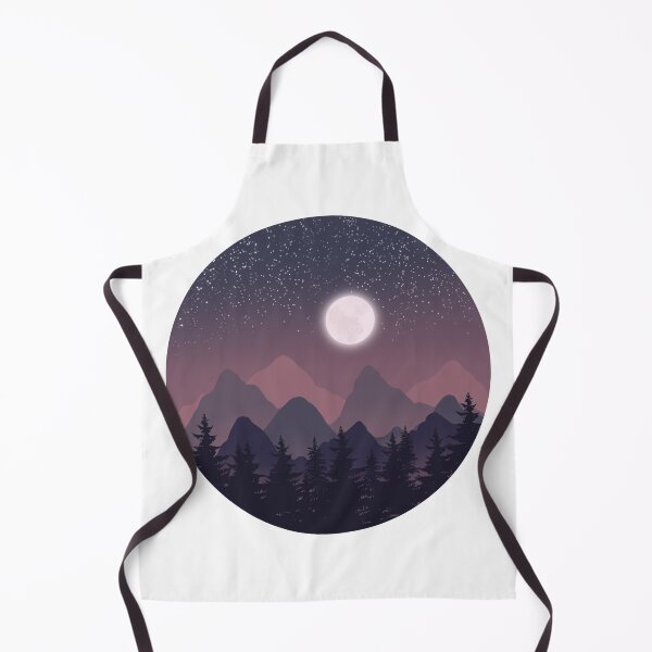 Item preview, A beautiful Night sky view with mountains designed and sold by LishiArts.