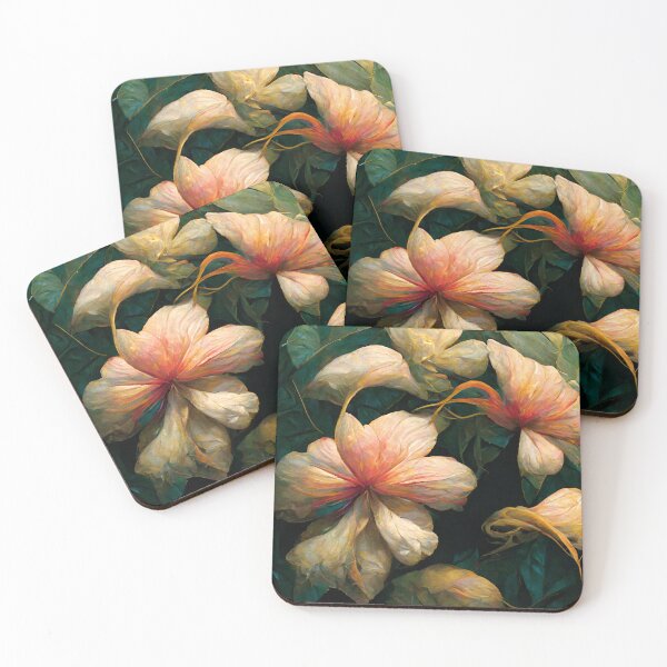 Item preview, Beautiful exotic Amazon rainforest flower in the style of Margaret Mee designed and sold by plantasiadesign.