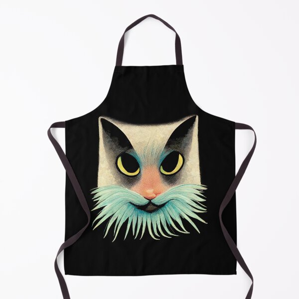 Item preview, Dr Suess Style Cat with Green Whiskers designed and sold by ThePurpleMelon.