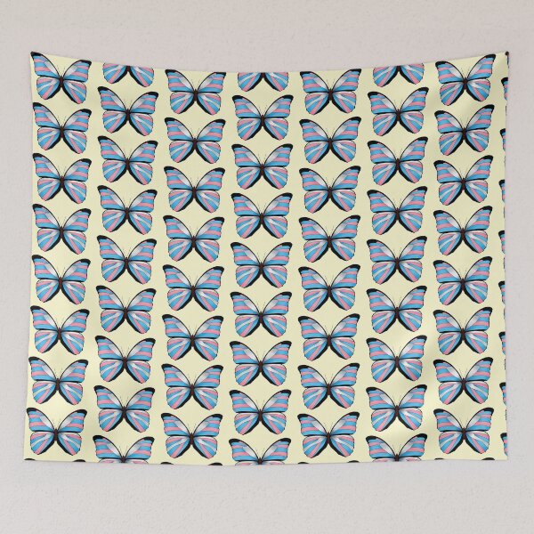Item preview, Butterfly pride flags (Transgender) designed and sold by Alicia Barlow.