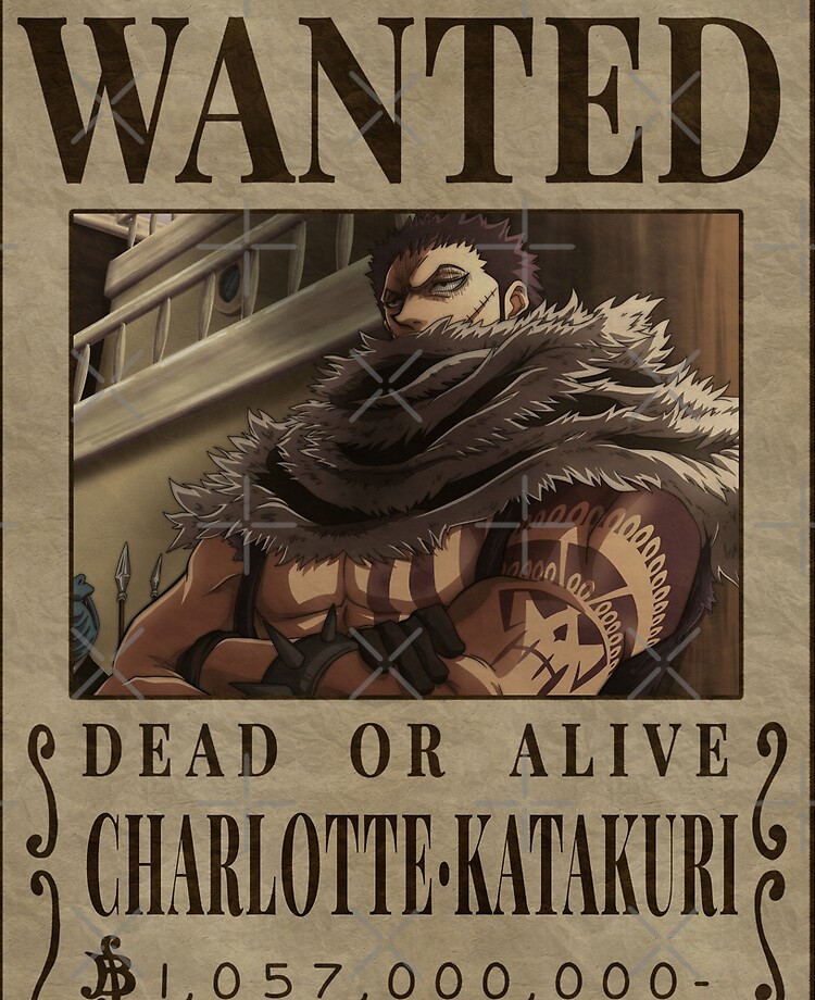 Charlotte Smoothie Wanted One Piece Bounty Poster Photographic Print for  Sale by One Piece Bounty Poster