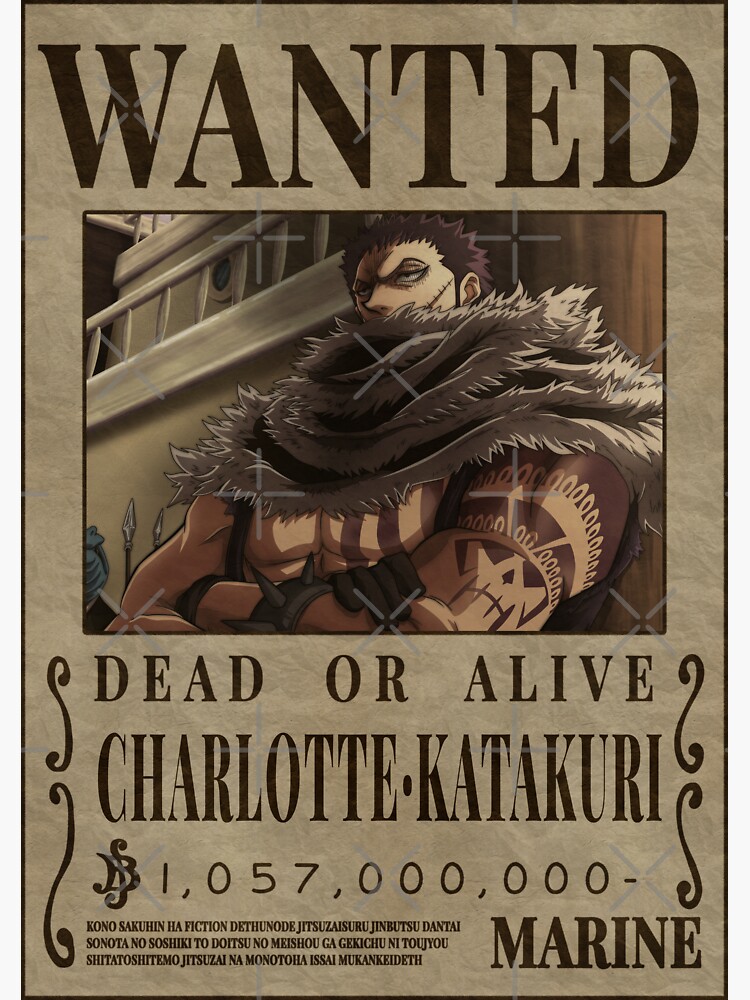 Charlotte Katakuri One Piece Wanted - One Piece - Sticker