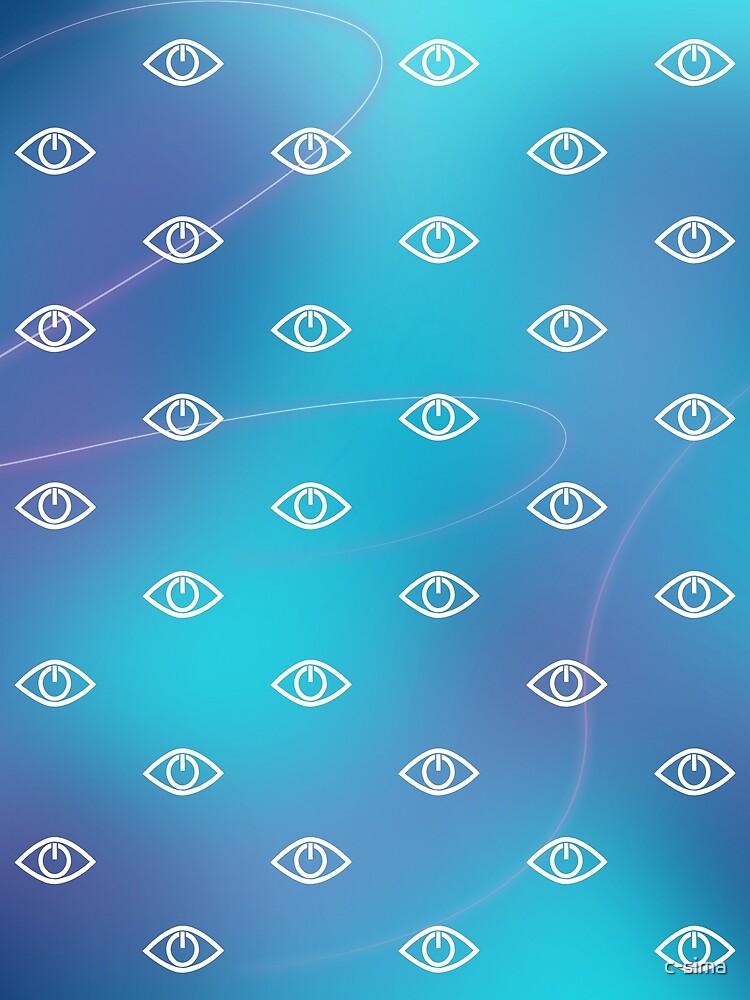 Thumbnail 3 of 3, Scarf, Neolution Eye Pattern designed and sold by c-sima.