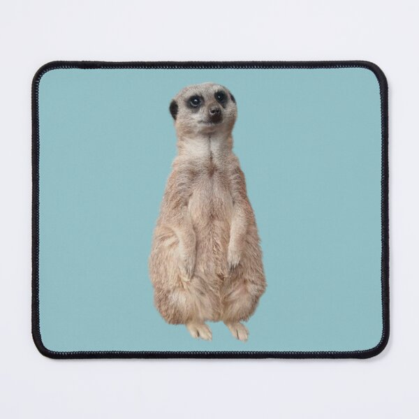Item preview, Meerkat - Cute meerkat watching the view -Blue background designed and sold by tinytiger77.