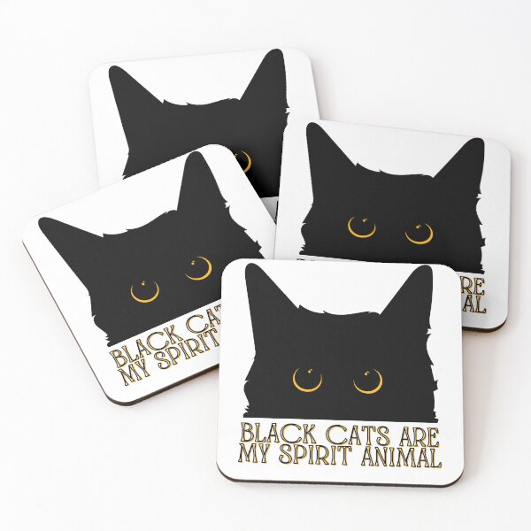 Item preview, Black Cat Spirit Animal designed and sold by TeeKid.