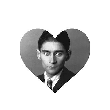 Artwork thumbnail, Franz Kafka heart | I love Franz Kafka by stickerskool
