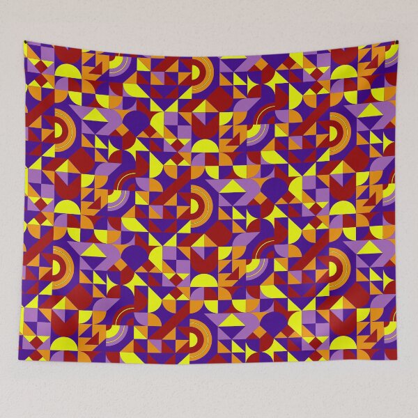 Item preview, geometric colorful patterns conceptual Art - Abstract Neo Geo graphic design designed and sold by Design Repo.
