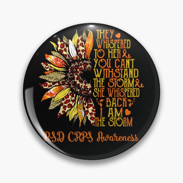 Item preview, I Am The Storm Sunflower Leopard RSD CRPS Awareness designed and sold by rechardtee.