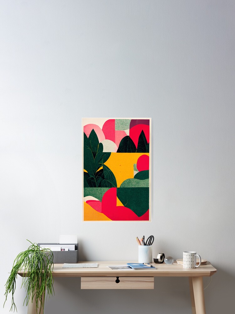 Thumbnail 2 of 3, Poster, Garden Pattern designed and sold by samjoule.
