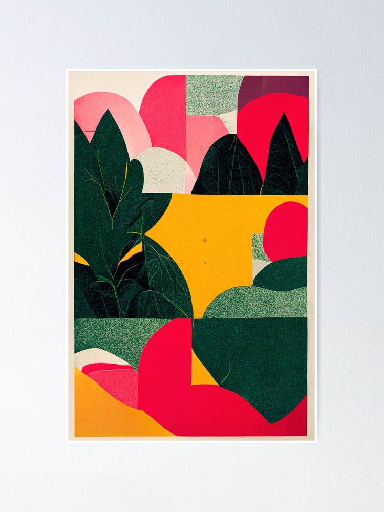 Thumbnail 1 of 3, Poster, Garden Pattern designed and sold by samjoule.
