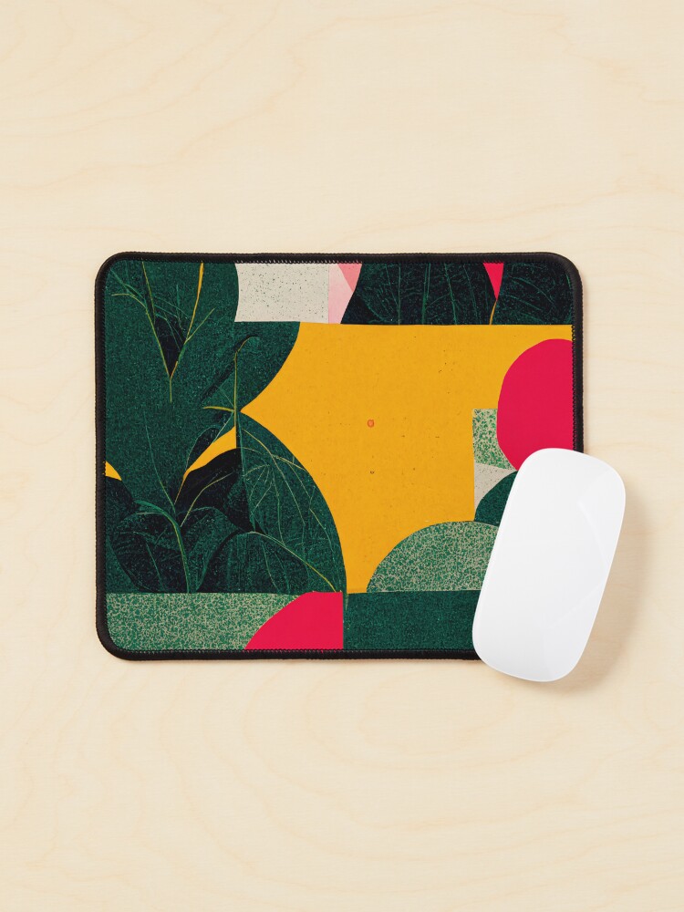 Thumbnail 1 of 5, Mouse Pad, Garden Pattern designed and sold by samjoule.