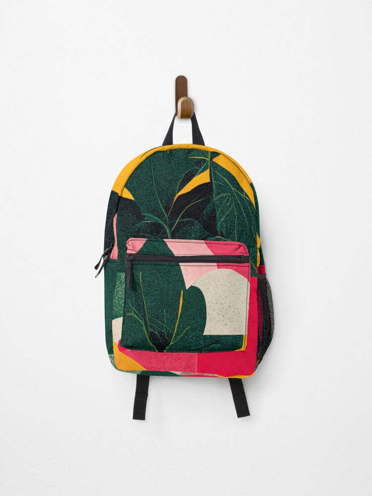 Thumbnail 1 of 3, Backpack, Garden Pattern designed and sold by samjoule.