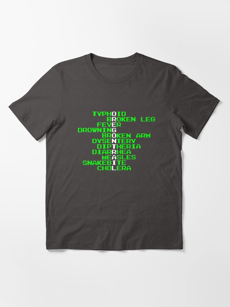 Thumbnail 3 of 7, Essential T-Shirt, Oregon Trail - Ways to Die in the West designed and sold by everyplate.