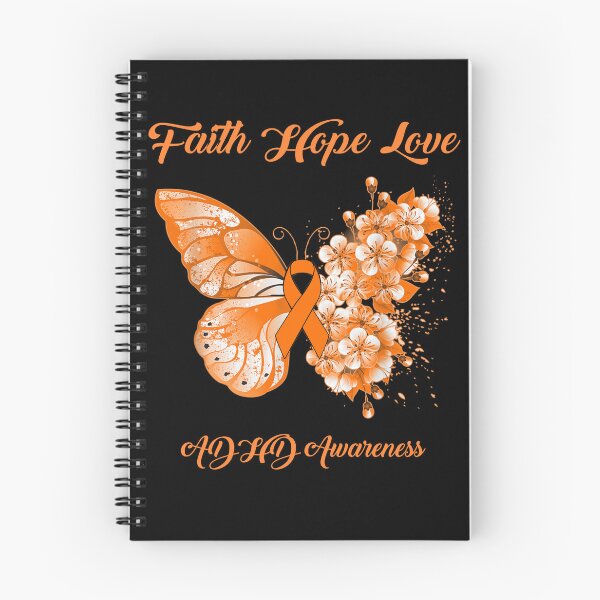 Item preview, Faith Hope Love ADHD Awareness Butterfly Ribbon Gifts designed and sold by Adropine.