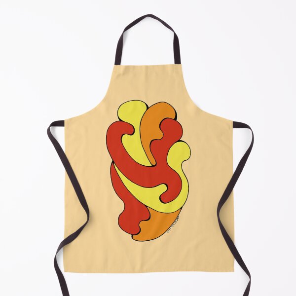 Item preview, Embracing Curves (Yellow, Red, Orange) designed and sold by Azure Lion Productions.