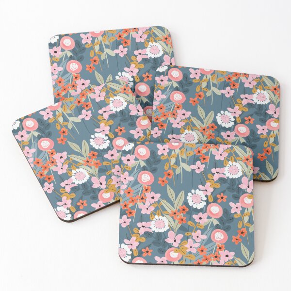 Item preview, Watercolour Garden Navy designed and sold by gabrielleneil.