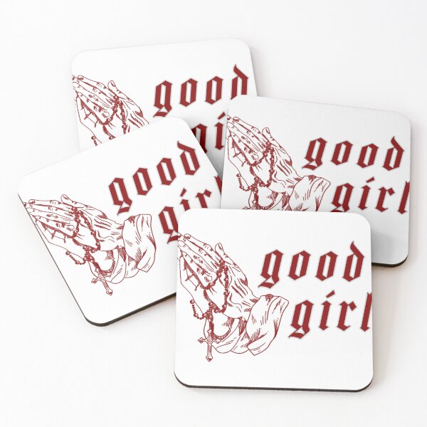 Item preview, Good Girl Praying in red designed and sold by mandeegirl17.