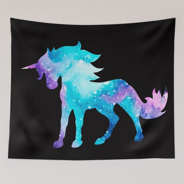 Item preview, Brave Galaxy Unicorn Silhouette  designed and sold by Lady-Lilac.