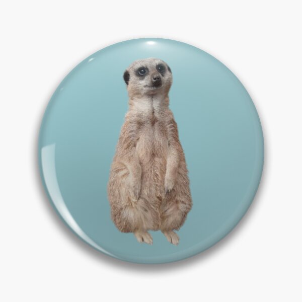 Item preview, Meerkat - Cute meerkat watching the view -Blue background designed and sold by tinytiger77.