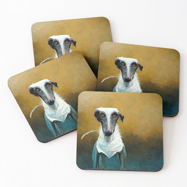 Artikelvorschau, Galgo Espanol Hundeportrait entworfen und verkauft von SalogwynLifeArt.
