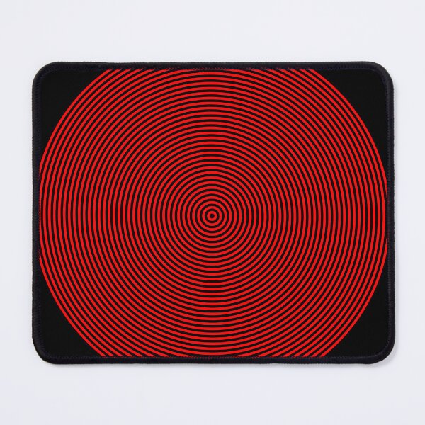 Item preview, Hypnotic red circles design for fine home decoration. designed and sold by paulo silveira.