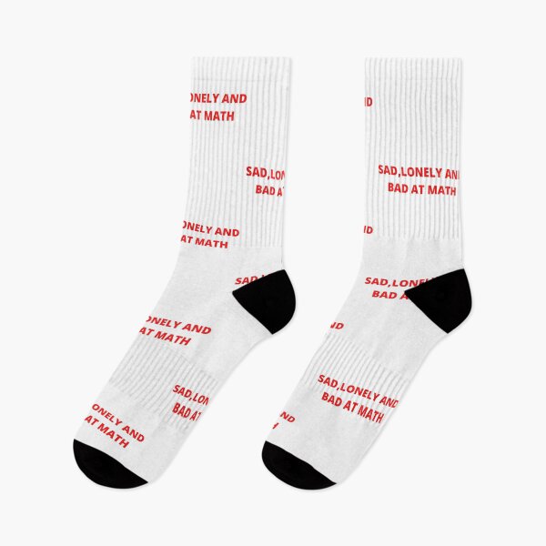 Item preview, sad,lonely and bad at math designed and sold by Panega.