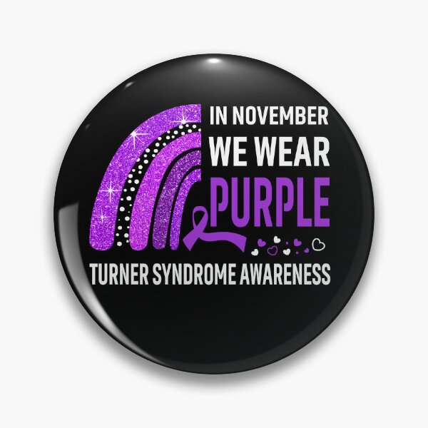 Item preview, In November We Wear Purple Turner Syndrome Awareness designed and sold by Gillosina.