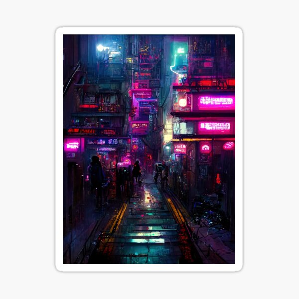 Item preview, Cyberpunk streets 1 designed and sold by CEVmemories.