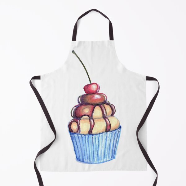 Item preview, Blue Cupcake designed and sold by ReneeDixonArt.